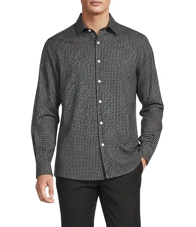Hart Schaffner Marx Luxury Performance Tattersall Check Woven Sport Shirt
