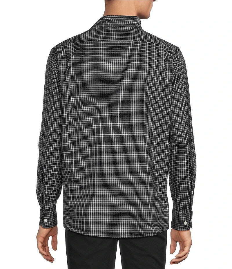 Hart Schaffner Marx Luxury Performance Tattersall Check Woven Sport Shirt