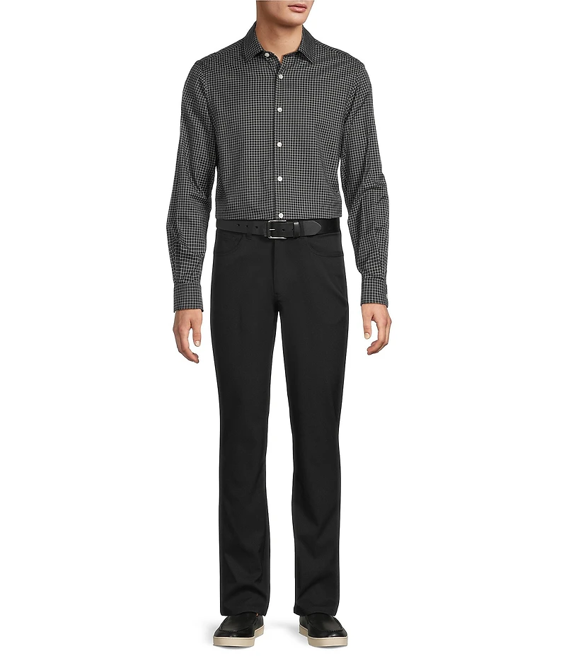 Hart Schaffner Marx Luxury Performance Tattersall Check Woven Sport Shirt