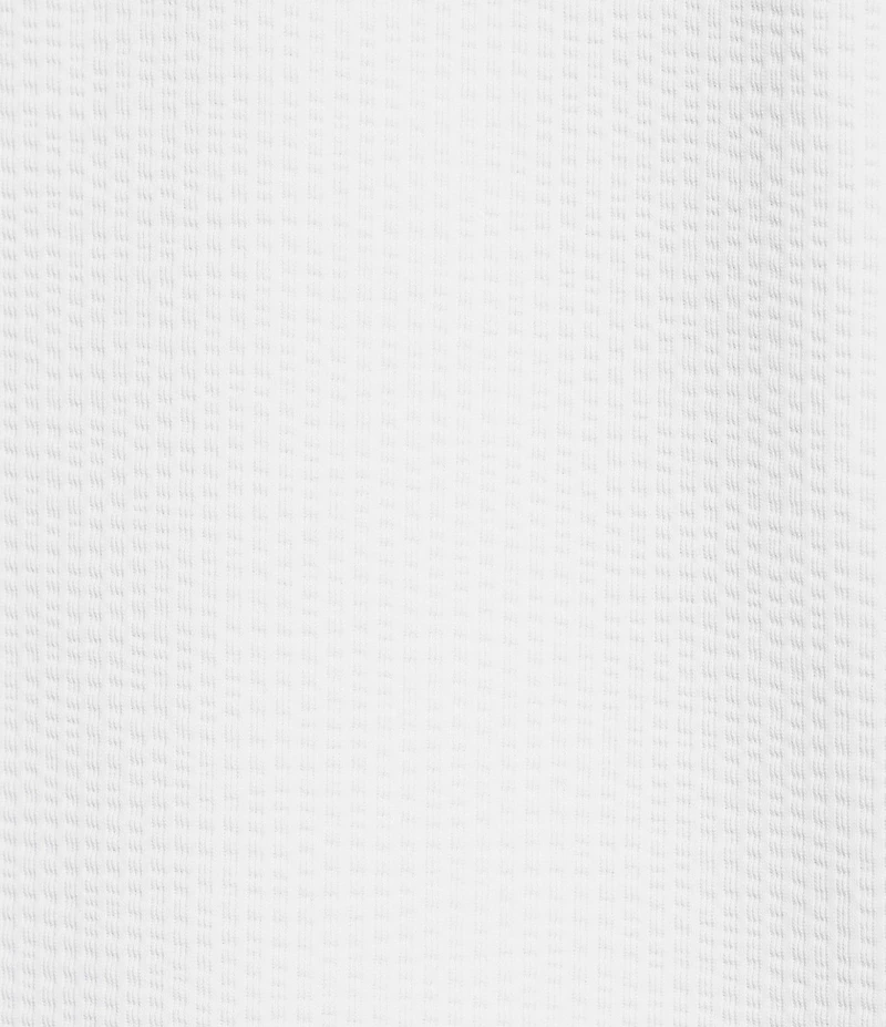 Hart Schaffner Marx Luxury Performance Long Sleeve Textured Coat Front Sport Shirt