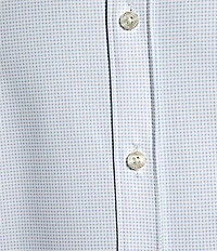 Hart Schaffner Marx Luxury Performance Short Sleeve Houndstooth Coatfront Shirt