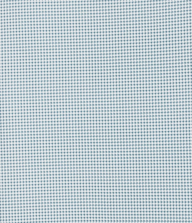 Hart Schaffner Marx Luxury Performance Short Sleeve Houndstooth Print Coat Front Shirt