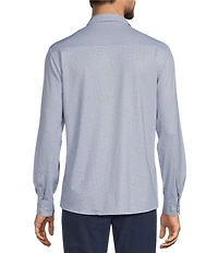 Hart Schaffner Marx Luxury Performance Short Sleeve Petal Geo Button Front Shirt
