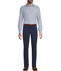Hart Schaffner Marx Luxury Performance Short Sleeve Petal Geo Button Front Shirt