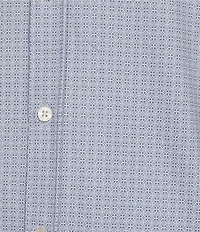 Hart Schaffner Marx Luxury Performance Short Sleeve Petal Geo Button Front Shirt