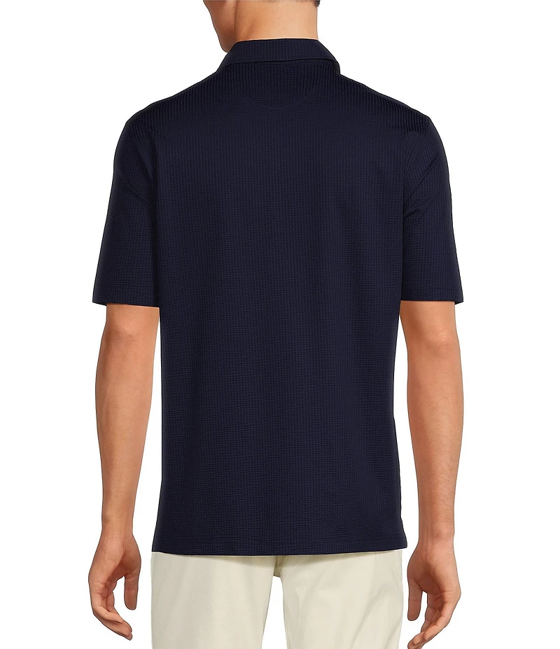 Hart Schaffner Marx Luxury Performance Short Sleeve Solid Polo Shirt