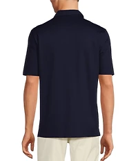 Hart Schaffner Marx Luxury Performance Short Sleeve Solid Polo Shirt