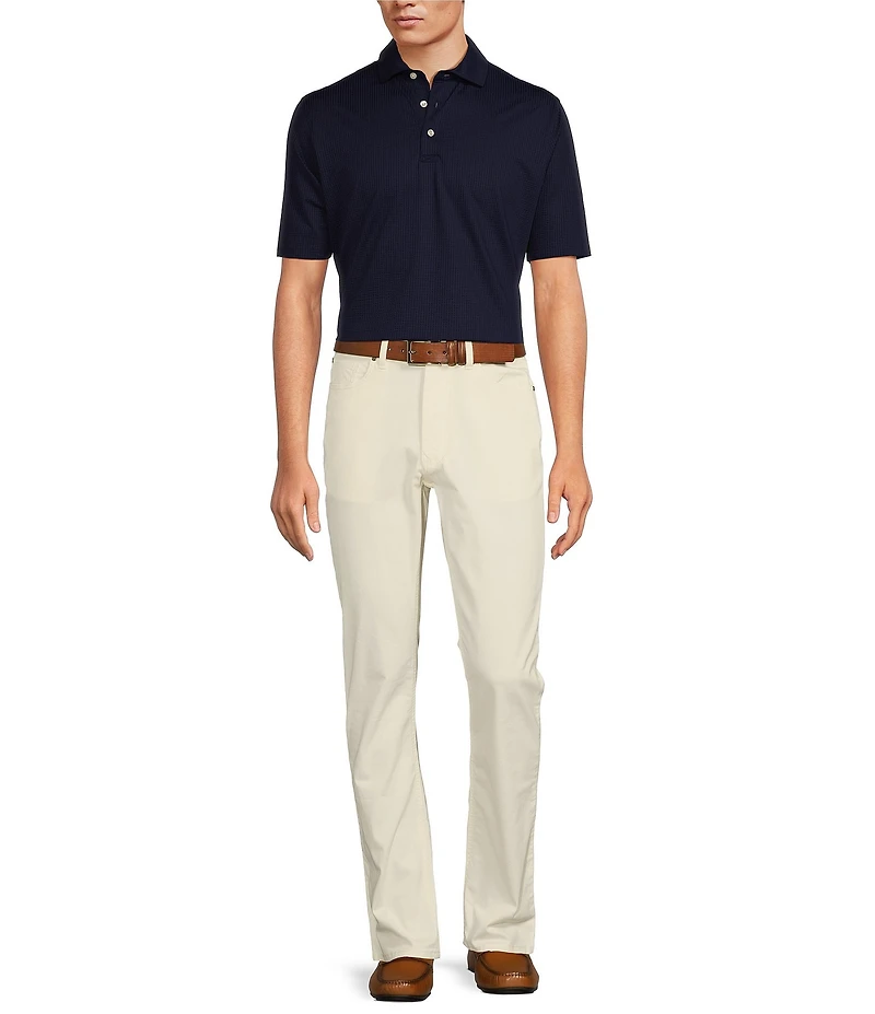 Hart Schaffner Marx Luxury Performance Short Sleeve Solid Polo Shirt