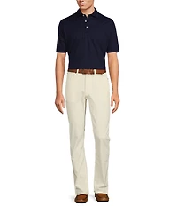 Hart Schaffner Marx Luxury Performance Short Sleeve Solid Polo Shirt