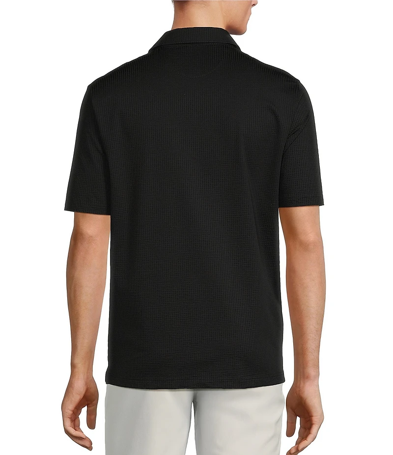 Hart Schaffner Marx Luxury Performance Short Sleeve Solid Polo Shirt