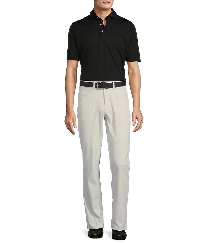 Hart Schaffner Marx Luxury Performance Short Sleeve Solid Polo Shirt