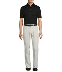 Hart Schaffner Marx Luxury Performance Short Sleeve Solid Polo Shirt