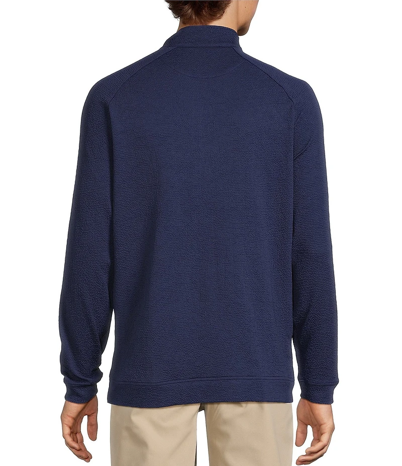 Hart Schaffner Marx Luxury Performance Textured Quarter Zip