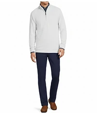 Hart Schaffner Marx Luxury Performance Textured Quarter Zip