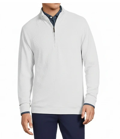 Hart Schaffner Marx Luxury Performance Textured Quarter Zip