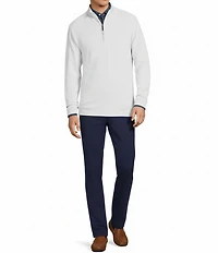 Hart Schaffner Marx Luxury Performance Textured Quarter Zip