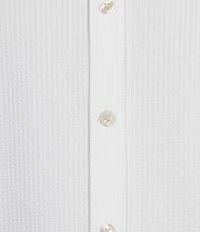 Hart Schaffner Marx Luxury Performance The Driver Short Sleeve Solid Button Front Shirt