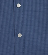Hart Schaffner Marx Luxury Performance The Driver Short Sleeve Solid Button Front Shirt