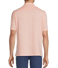 Hart Schaffner Marx Luxury Performance The Driver Short Sleeve Solid Button Front Shirt
