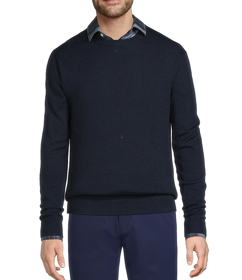 Hart Schaffner Marx Merino Wool Crew Sweater