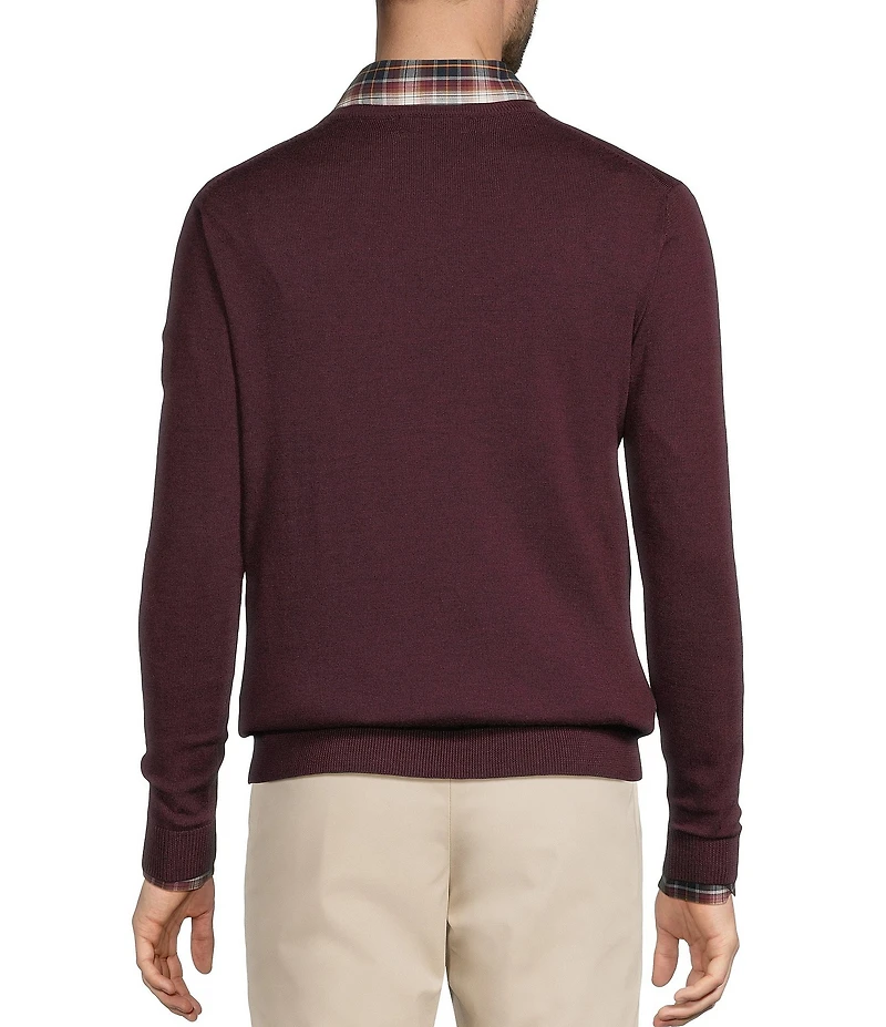 Hart Schaffner Marx Merino Wool Crew Sweater