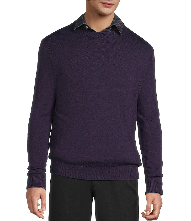 Hart Schaffner Marx Merino Wool Crew Sweater