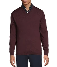 Hart Schaffner Marx Merino Wool V-Neck Sweater