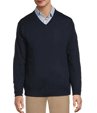 Hart Schaffner Marx Merino Wool V-Neck Sweater