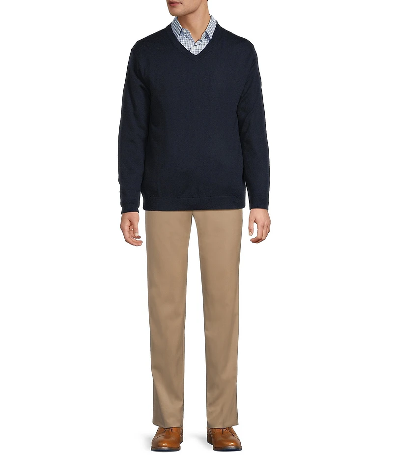 Hart Schaffner Marx Merino Wool V-Neck Sweater