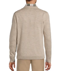 Hart Schaffner Marx Merino Wool V-Neck Sweater