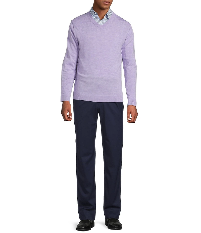 Hart Schaffner Marx Merino Wool V-Neck Sweater