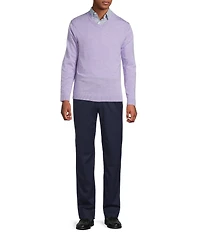 Hart Schaffner Marx Merino Wool V-Neck Sweater