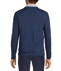 Hart Schaffner Marx Merino Wool V-Neck Sweater