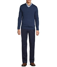 Hart Schaffner Marx Merino Wool V-Neck Sweater