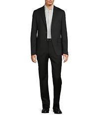 Hart Schaffner Marx Modern Fit Black Solid Wool Blend Sport Coat