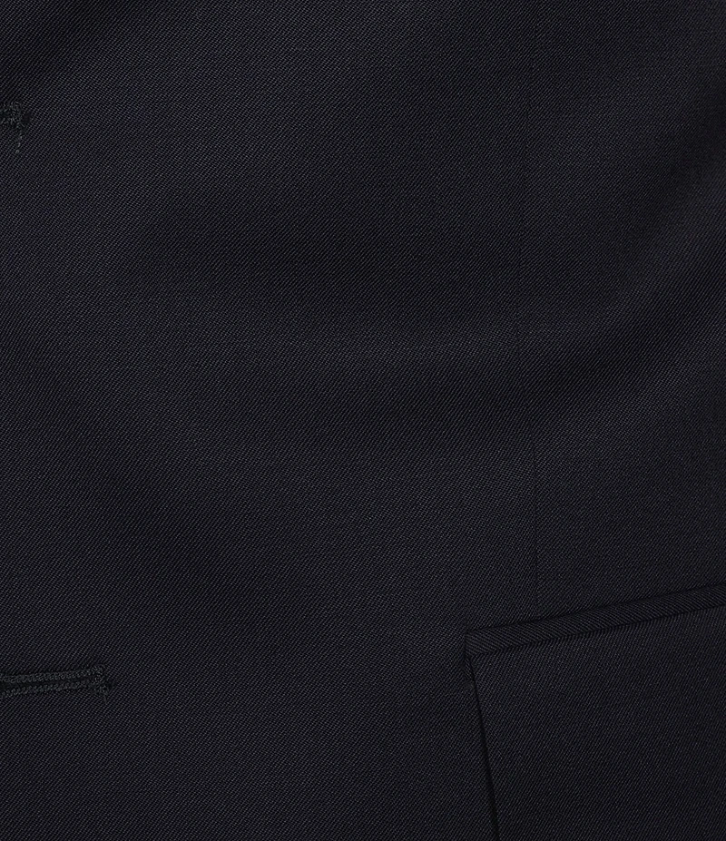 Hart Schaffner Marx Modern Fit Solid Navy Wool Blend Sportcoat