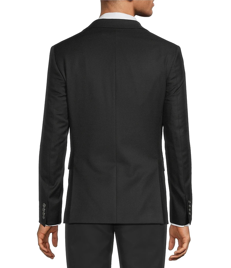 Hart Schaffner Marx Modern Fit Solid Wool Blend Blazer