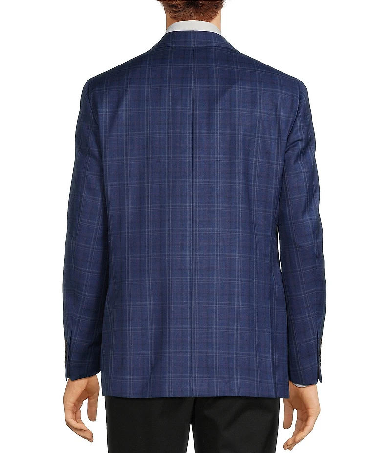 Hart Schaffner Marx New York Modern Fit Plaid Wool Sport Coat