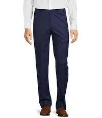 Hart Schaffner Marx Chicago Classic Fit Pre-Tailored Flat Front Super Stretch Dress Pants
