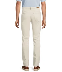 Hart Schaffner Marx New York Fit 5-Pocket Twill Mid Rise Straight Leg Pants