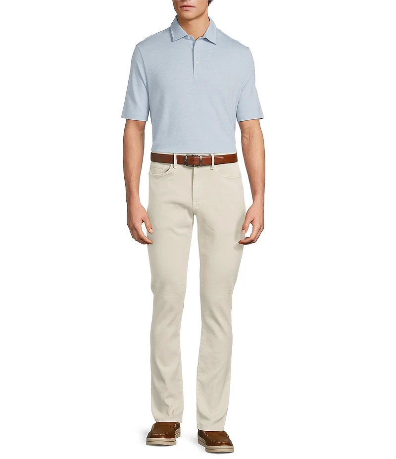 Hart Schaffner Marx New York Fit 5-Pocket Twill Mid Rise Straight Leg Pants