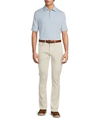 Hart Schaffner Marx New York Fit 5-Pocket Twill Mid Rise Straight Leg Pants