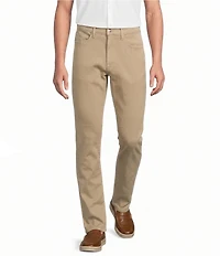 Hart Schaffner Marx New York Fit 5-Pocket Twill Mid Rise Straight Leg Pants