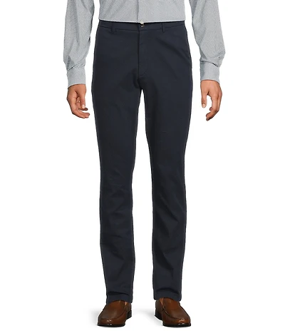 Hart Schaffner Marx New York Fit Flat Front Solid Texture Chino Pants