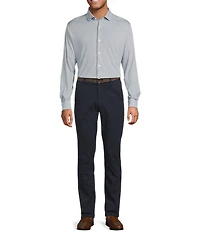 Hart Schaffner Marx New York Fit Flat Front Solid Texture Chino Pants