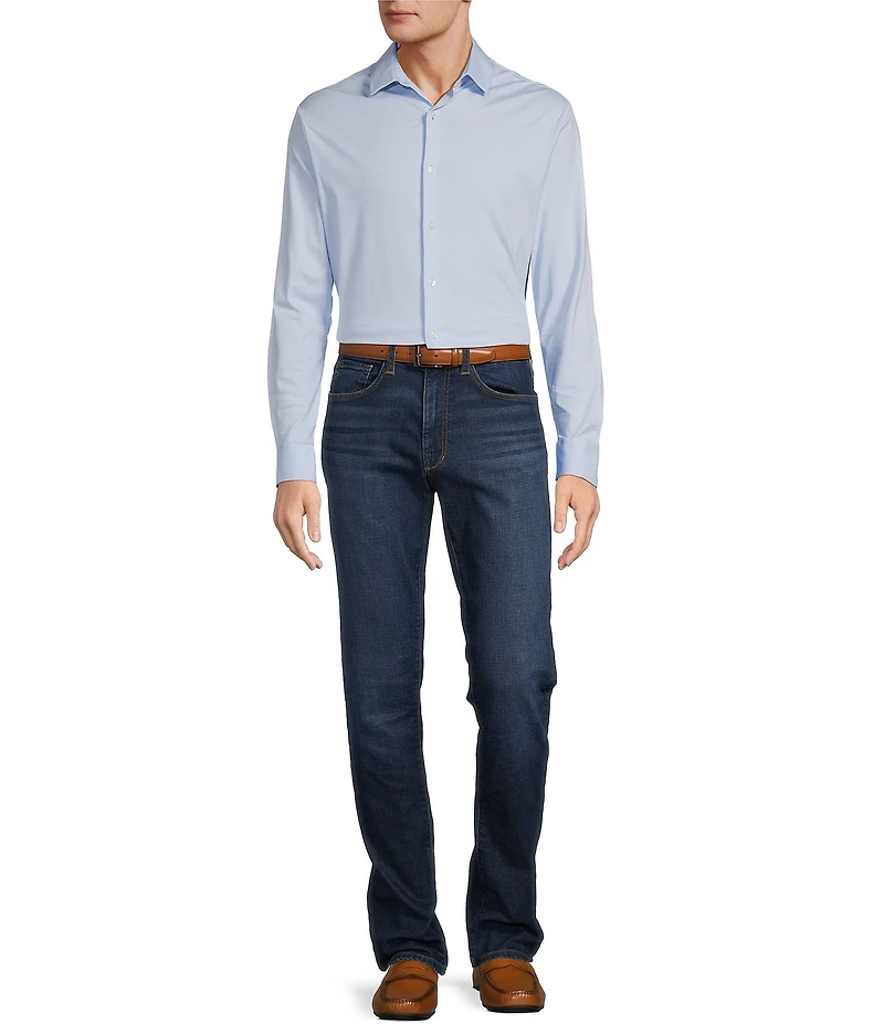Hart Schaffner Marx New York Fit Straight Leg 5-Pocket Jeans
