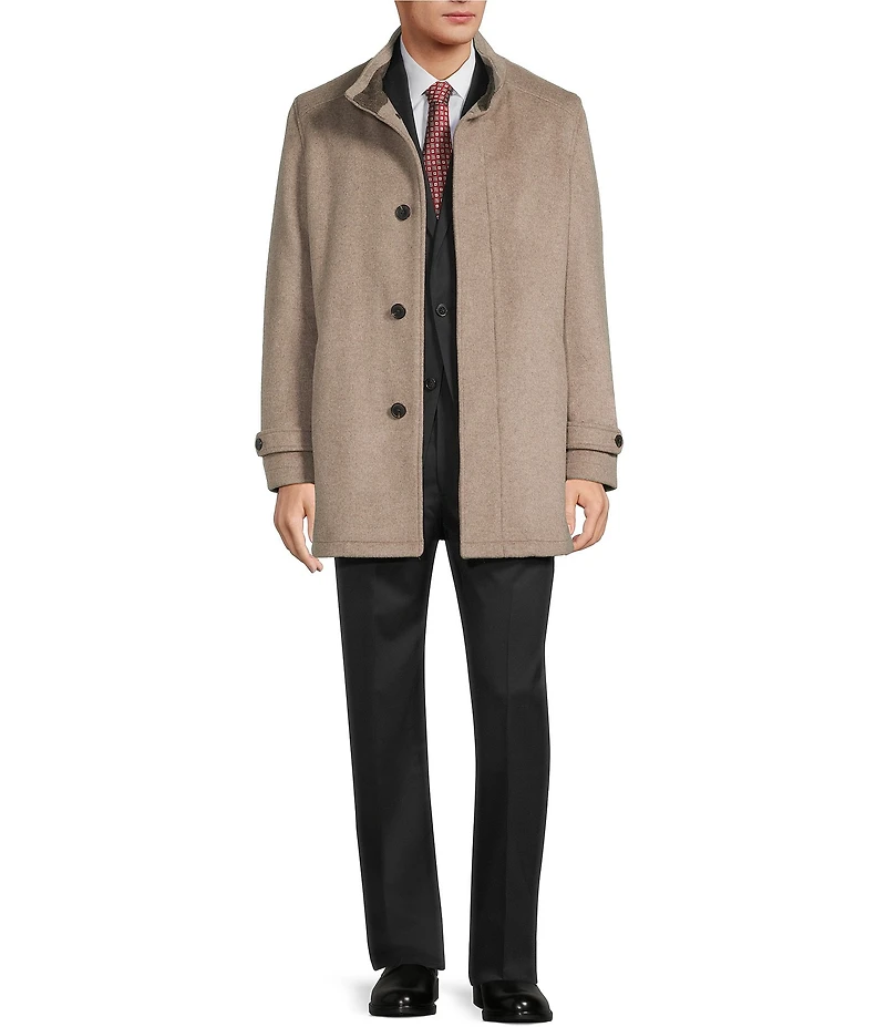 Hart Schaffner Marx New York Melange Topcoat