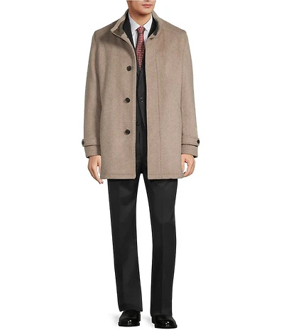 Hart Schaffner Marx New York Melange Topcoat