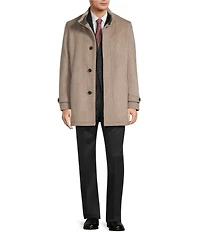 Hart Schaffner Marx New York Melange Topcoat