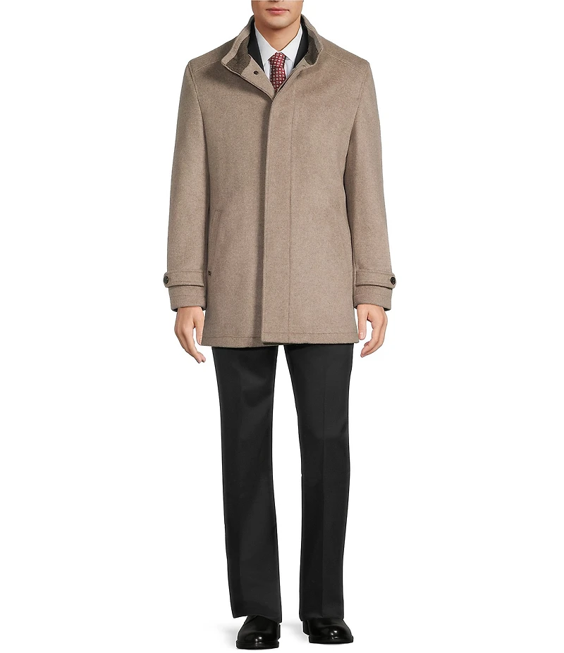 Hart Schaffner Marx New York Melange Topcoat